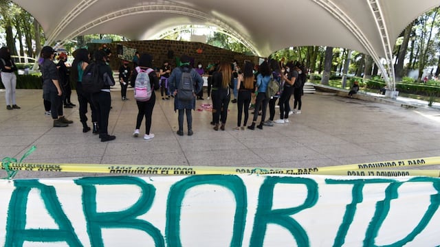 Protesta aborto legal en el Edomex