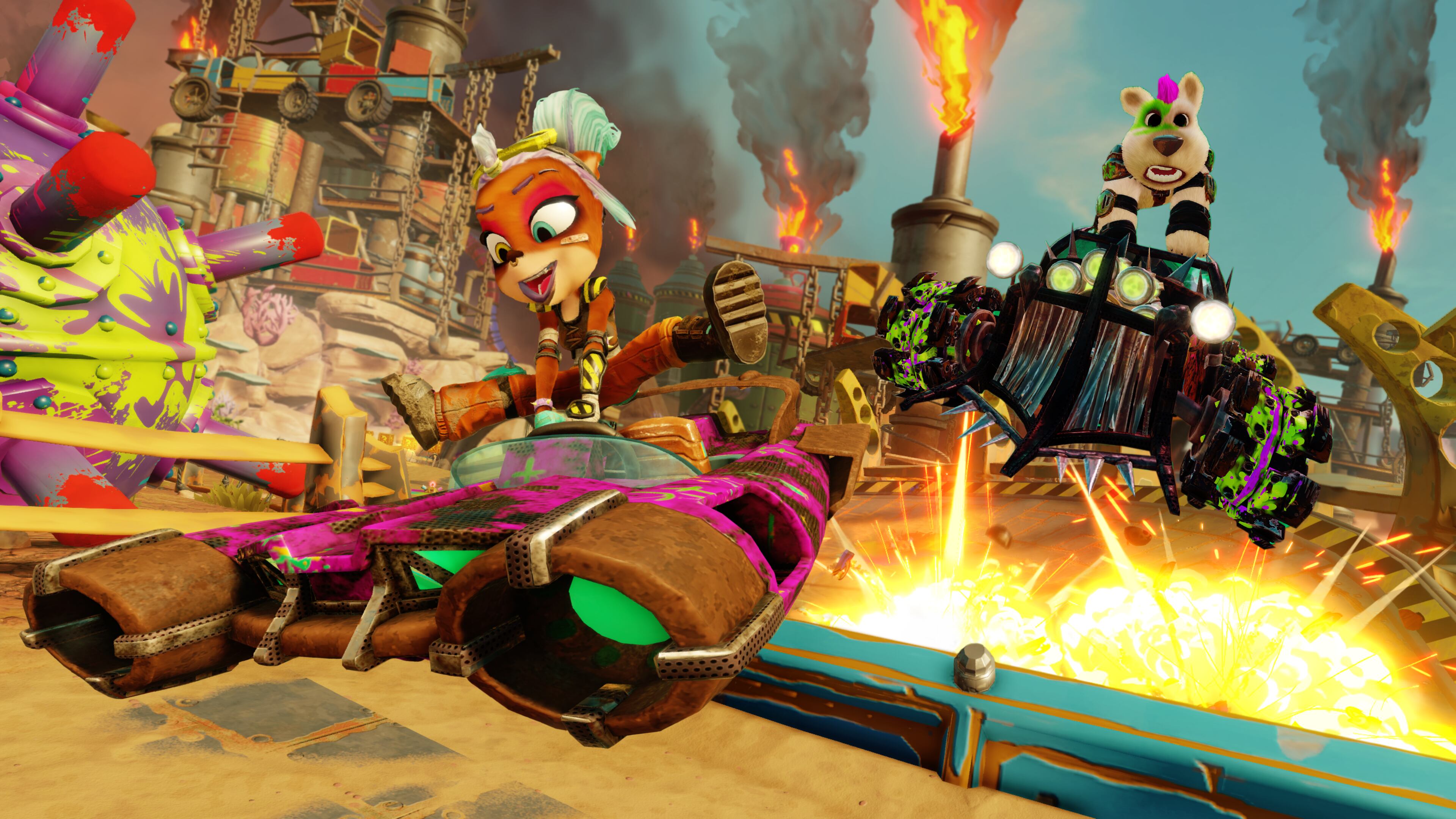 Rustland de Crash Team Racing Nitro-Fueled