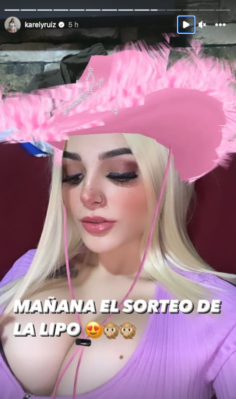 Karely Ruiz regala una lipoescultura