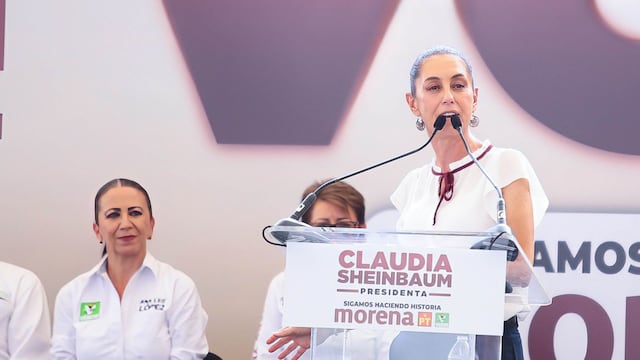 Claudia Sheinbaum, candidata a la presidencia de la república por la coalición Sigamos Haciendo Historia