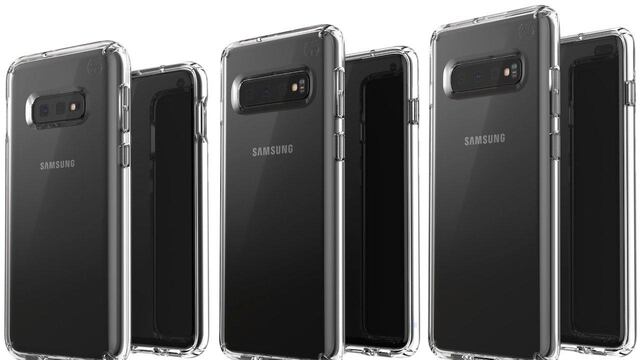 Las supuestas imágenes de la nueva familia Galaxy S10.