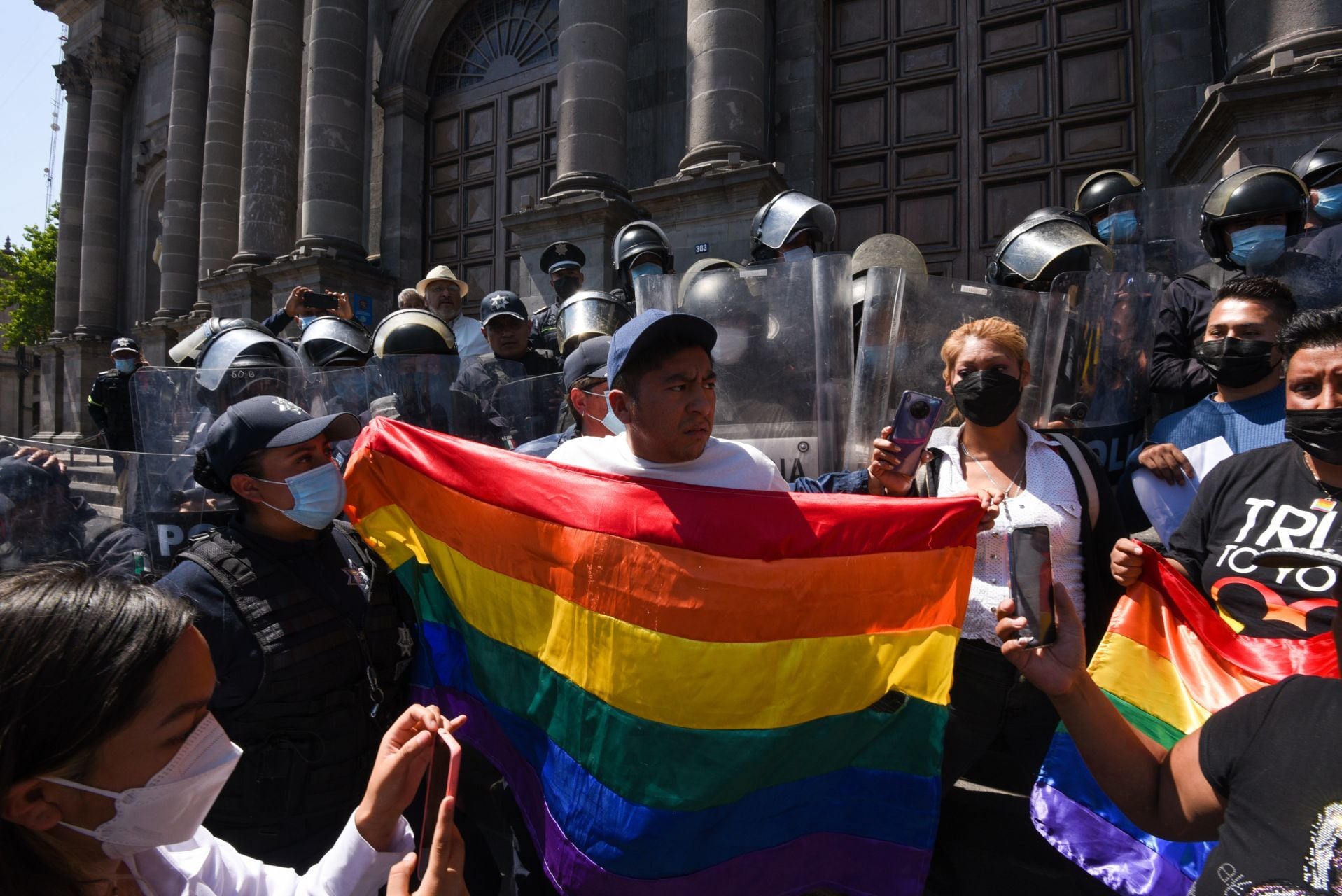 Protesta LGBT en Toluca