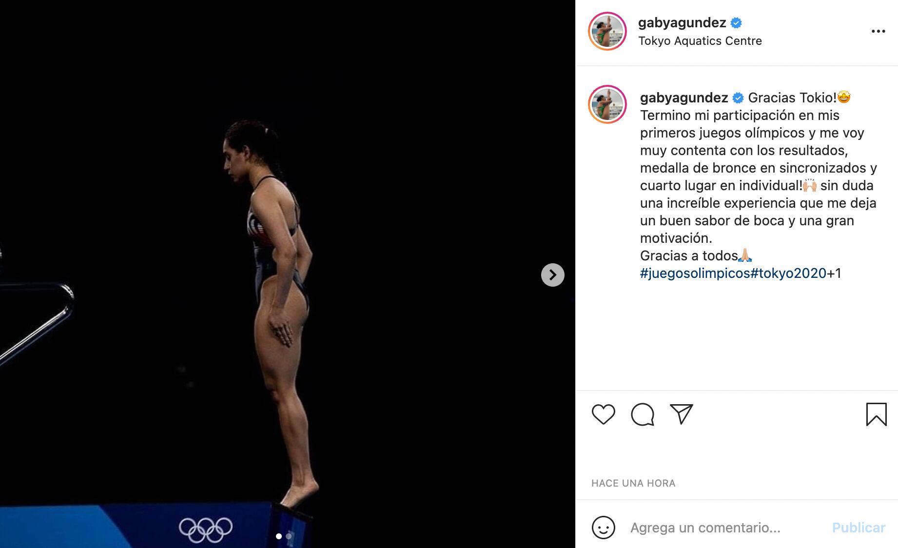 Mensaje de Gabriela Agúndez