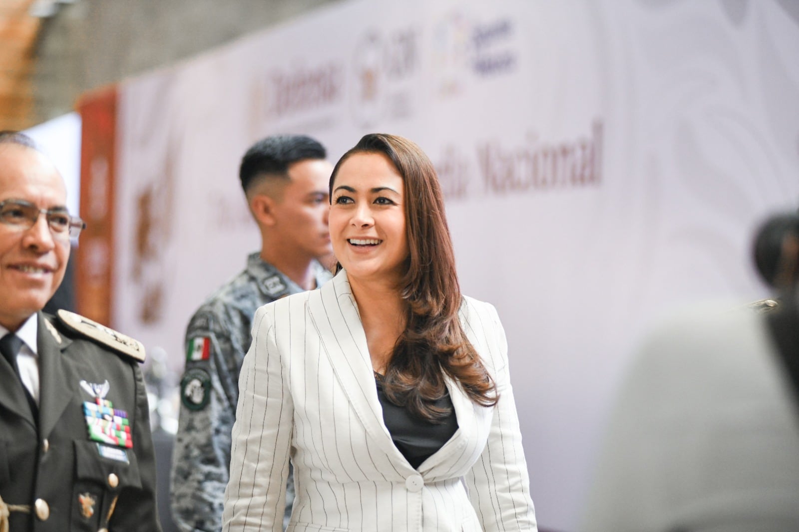 La gobernadora de Aguascalientes, Tere Jiménez, destacó el trabajo conjunto entre el Gobierno de Aguascalientes y la Guardia Nacional.