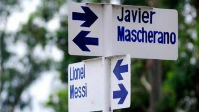 Lionel Messi y Javier Mascherano ya tienen sus calles en Argentina
