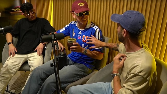 Jugadores del Club América, en una emisión de la Trisecta.