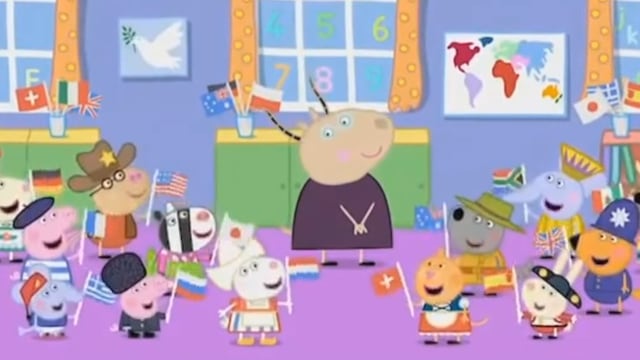 Peppa Pig celebra el Día de los Países