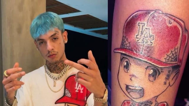 Natanael Cano; fan se hace un tatuaje de él.