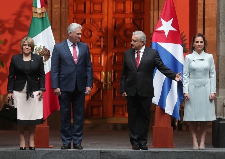 AMLO y Miguel Díaz-Canel