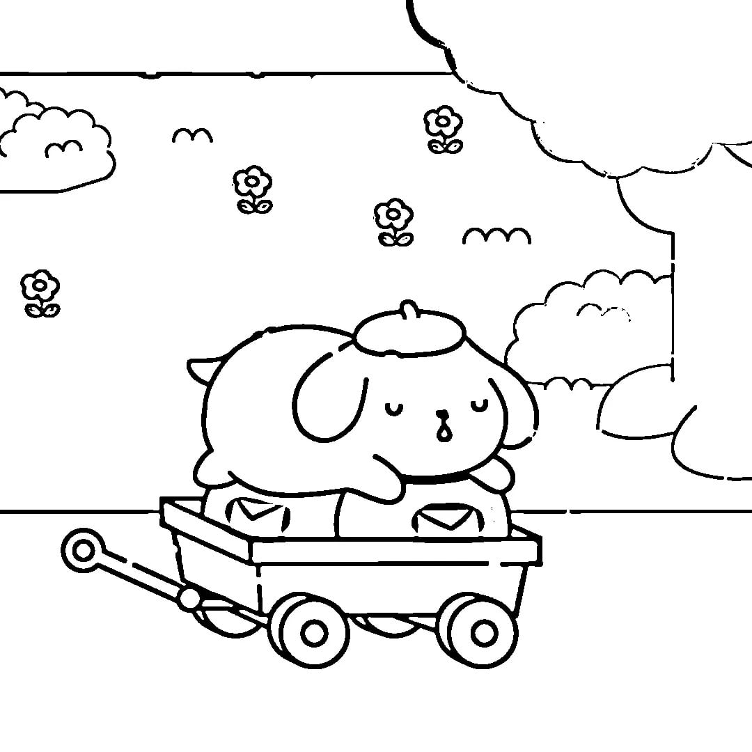 Dibujos de Pompompurin por su cumpleaños