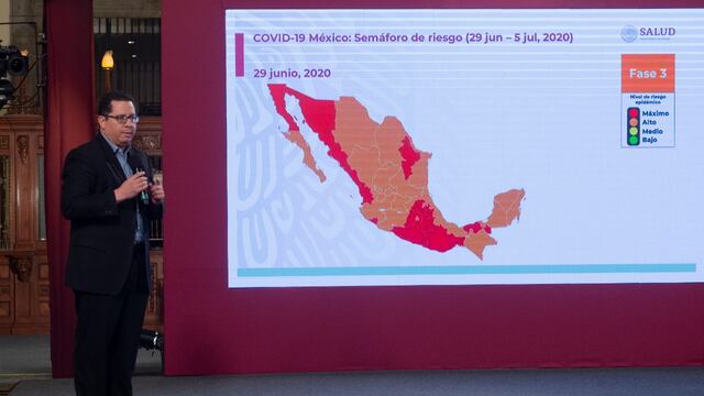 Mapa del Semáforo de Alerta Covid-19.