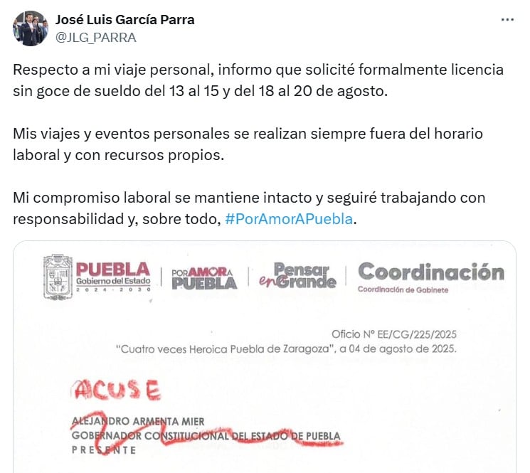 José Luis García Parra sobre su viaje con Belinda a Disney
