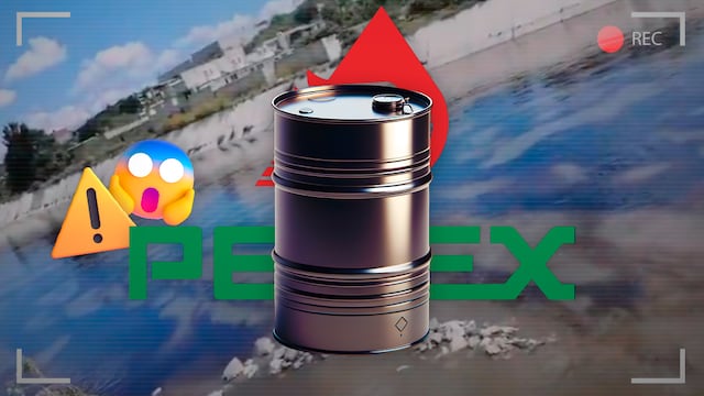 Reportan posible derrame de combustóleo en Tula, Hidalgo, por la refinería de Pemex.