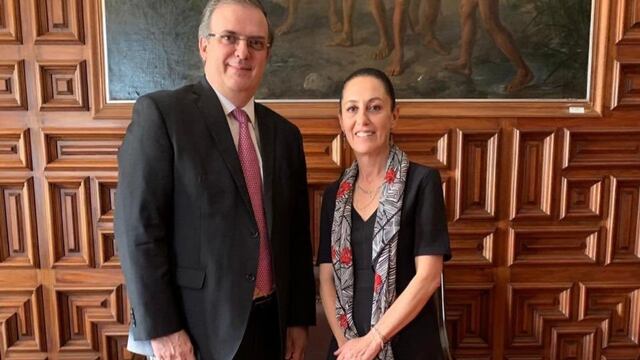 Marcelo Ebrard y Claudia Sheinbaum