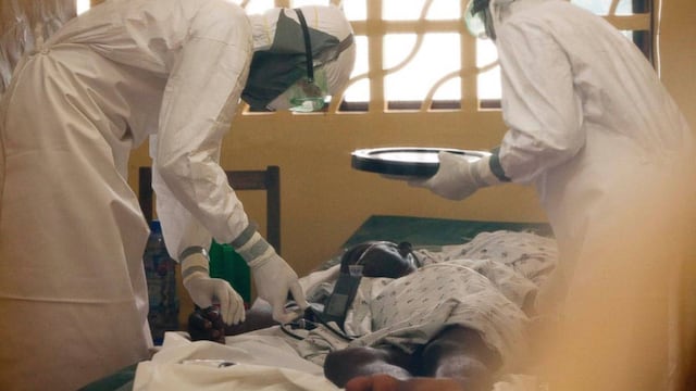 Enfermo de ébola.