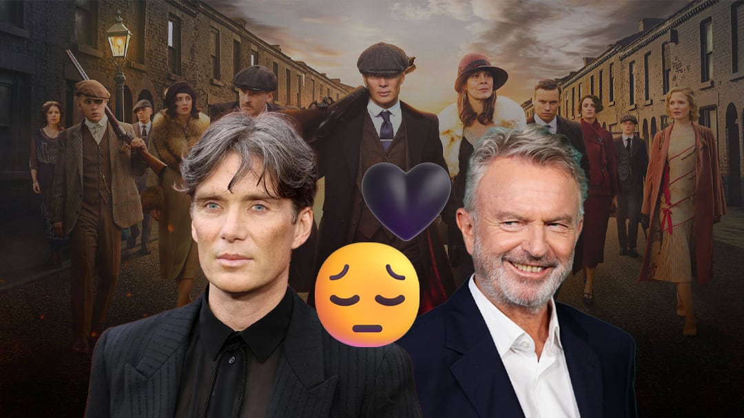 Cillian Murphy se despide de Sam Neill, su compañero en Peaky Blinders