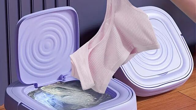 Mini lavadora de Temu