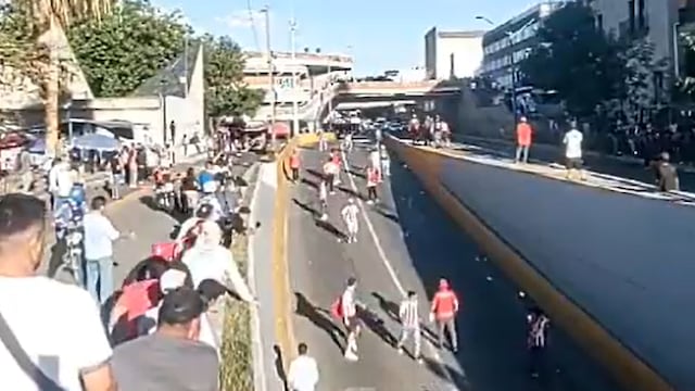 Pelea de aficionados de Chivas