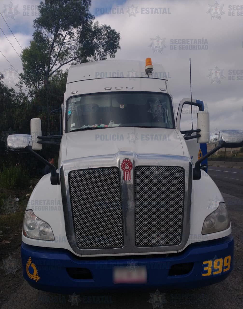 Camión robado en el Edomex