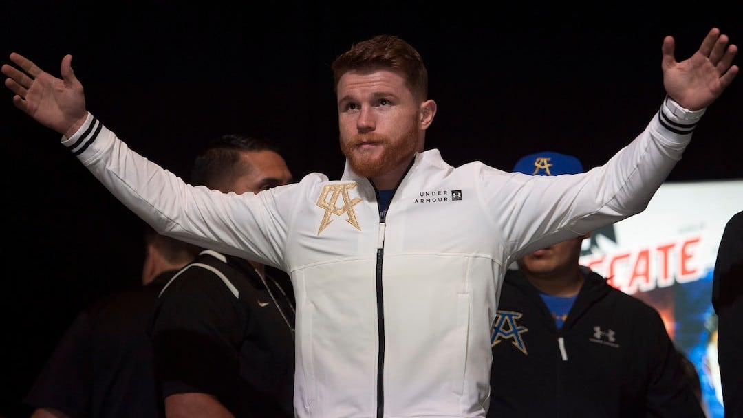 ‘Canelo’ Álvarez promociona pelea ante Golovkin.