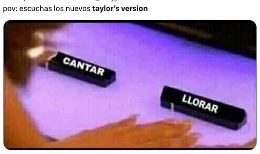 Memes festejan las nuevas canciones de Taylor Swift para festejar el inicio de The Eras Tour