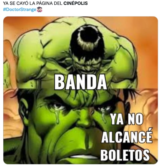 Memes sobre la preventa de boletos para 'Doctor Strange'