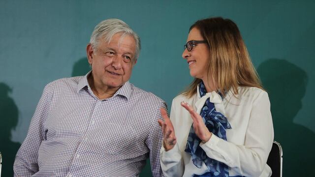 Andrés Manuel López Obrador y Beatriz Gutiérrez Müller