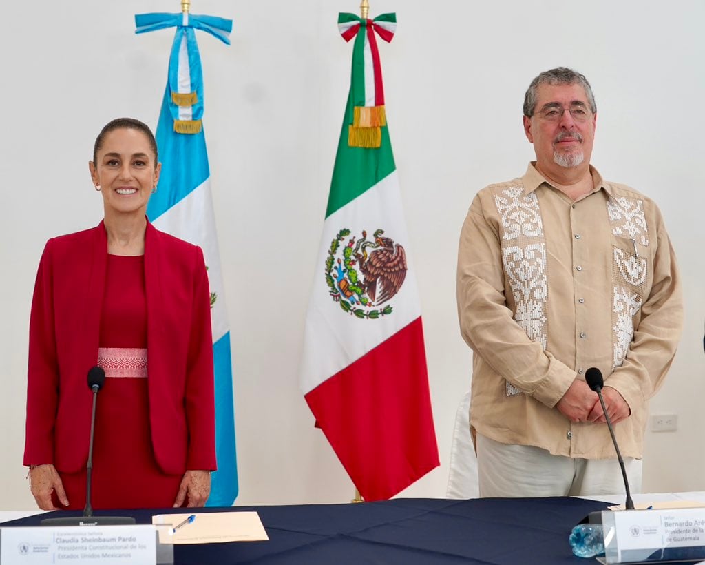 Claudia Sheinbaum llega a Guatemala para reunión con Bernardo Arévalo