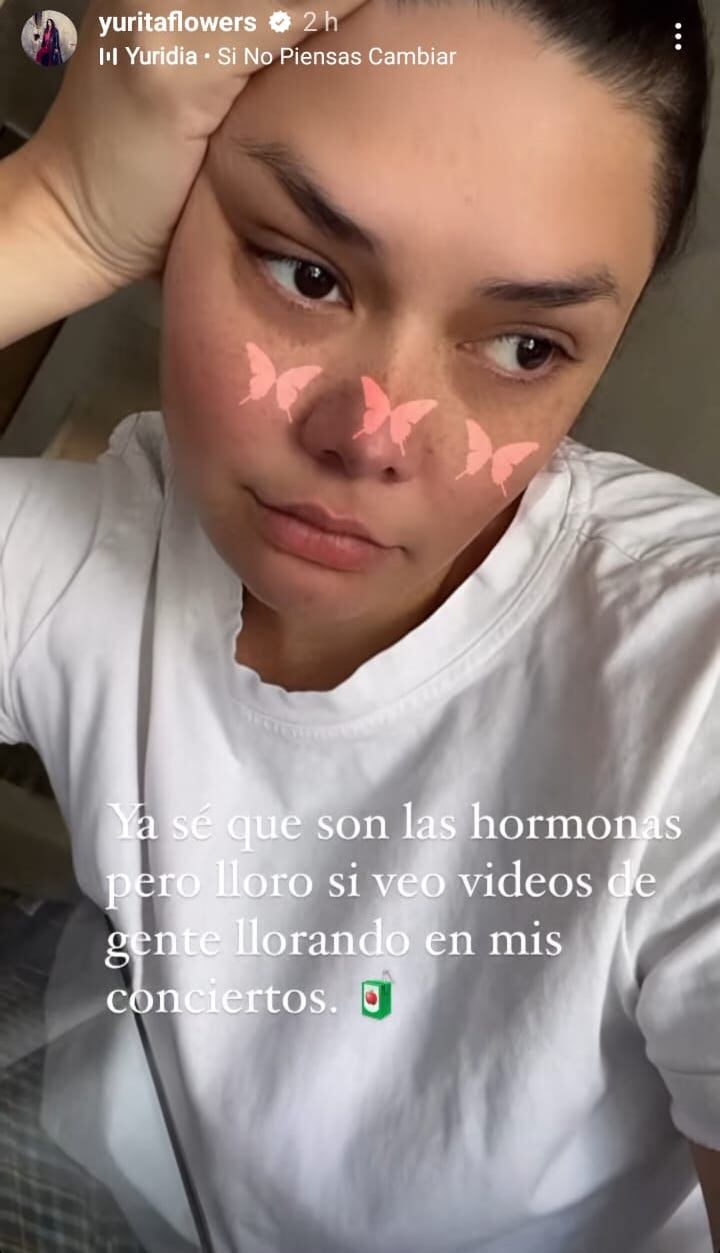 Yuridia presume su embarazo en Instagram de esta forma