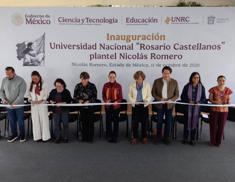 Claudia Sheinbaum inauguró la Universidad Nacional Rosario Castellanos