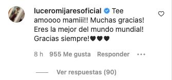 Comentario de Lucerito Mijares