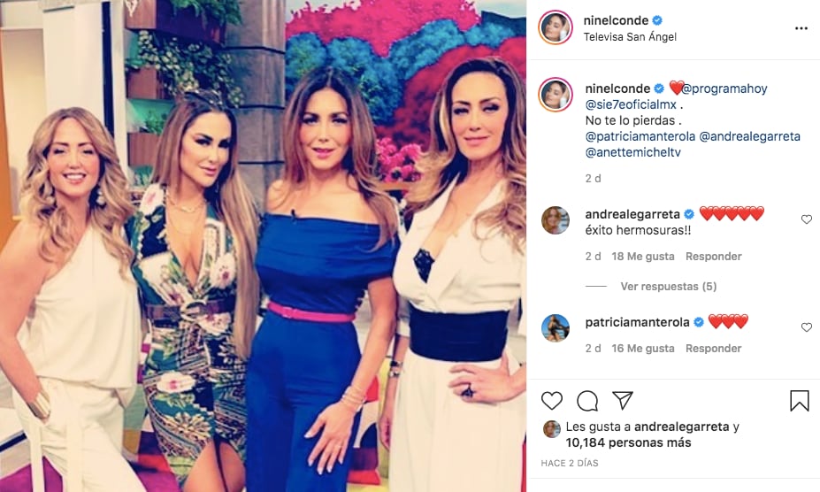 Ninel Conde en el programa Hoy