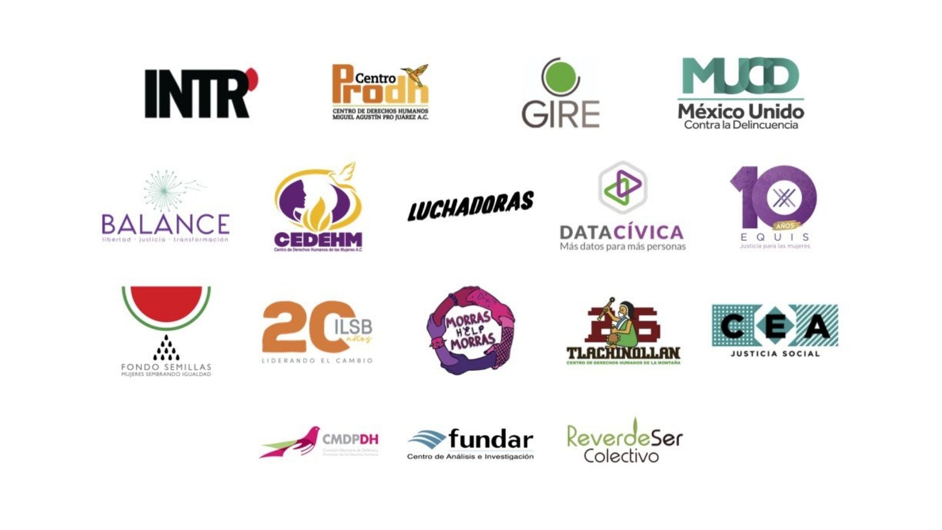 Organizaciones firmantes