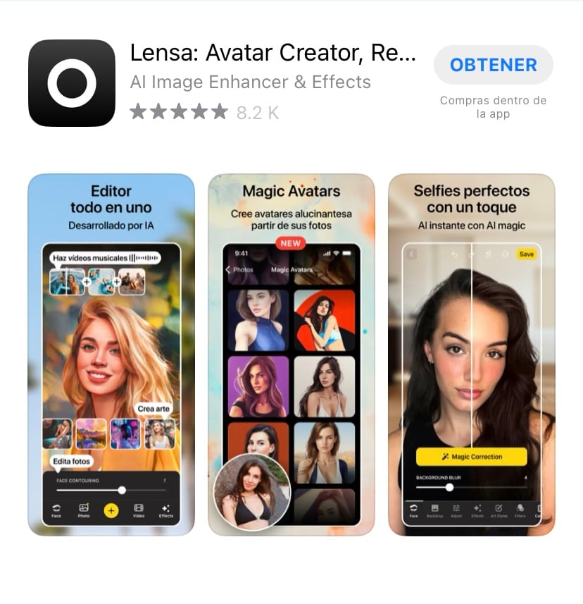 Lensa, app de retratos artísticos con IA