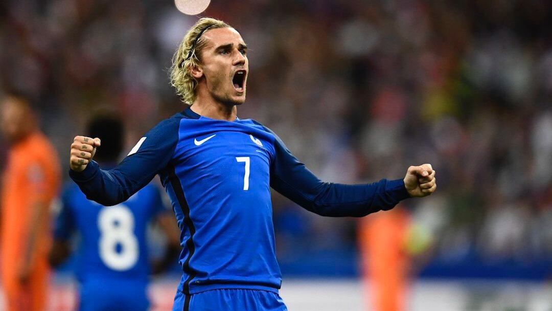 Antoine Griezmann marcó el primer gol del partido