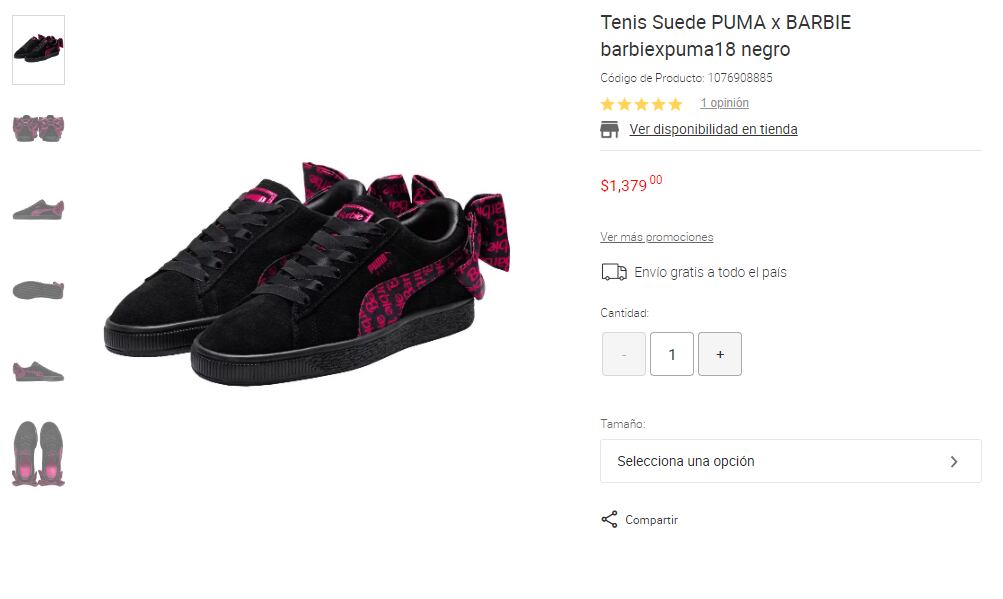 Tenis Suede PUMA x BARBIE en Liverpool