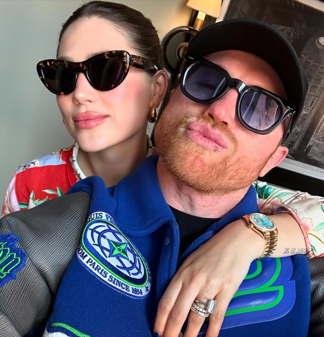 Saúl Álvarez, Canelo, y Fernanda Gómez