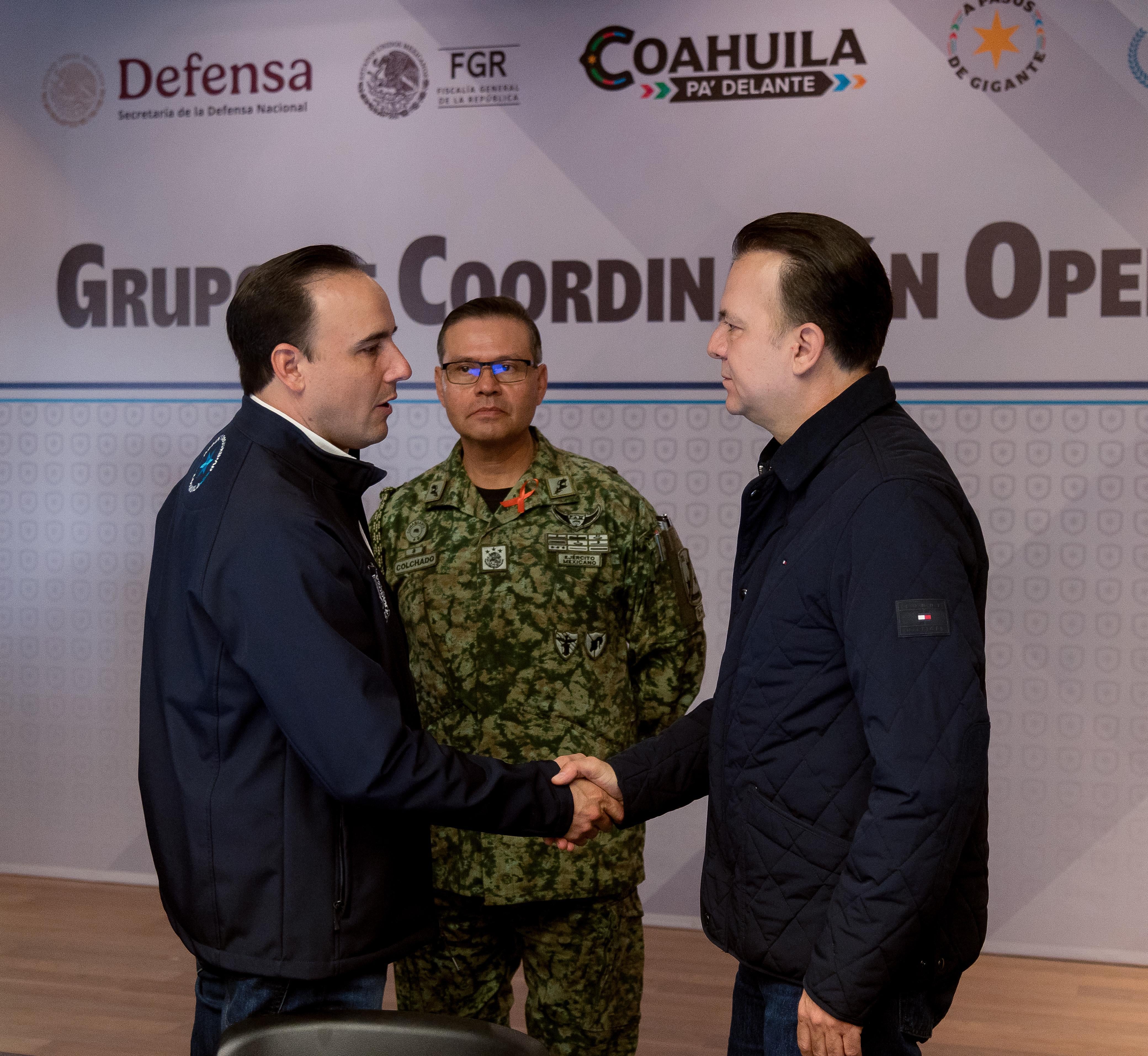 Durango y Coahuila refuerzan coordinación operativa para fortalecer seguridad regional.