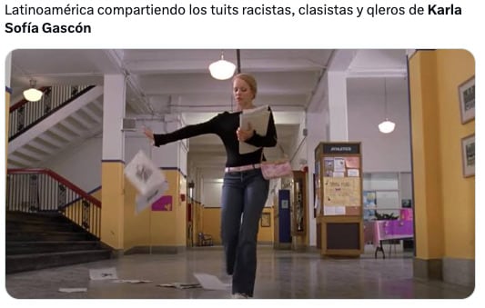Karla Sofía Gascón cierra su cuenta de X y los memes festejan