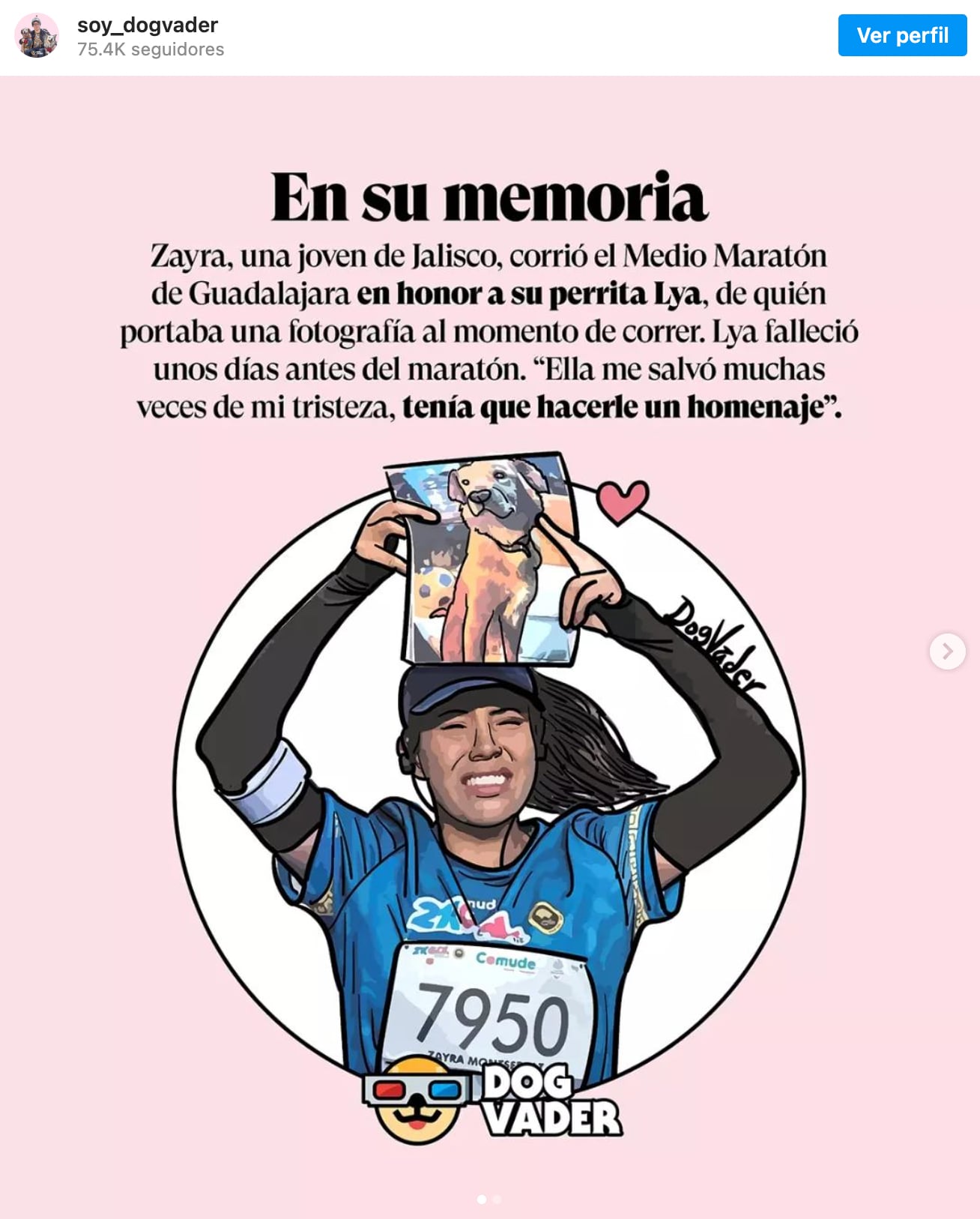 Zayra Montserrat en el Medio Maratón de Guadalajara