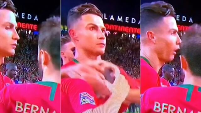 A Cristiano no le gustó nada la decisión del JMV.