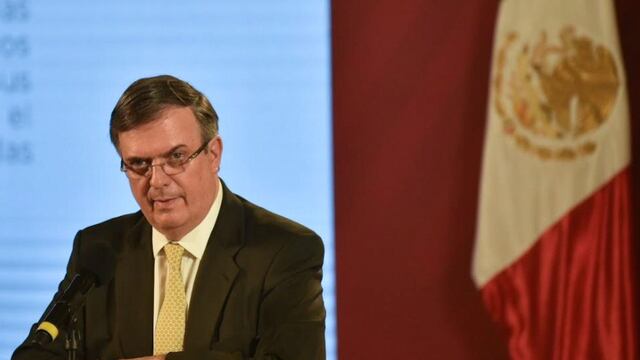 Marcelo Ebrard, titular de la SRE.