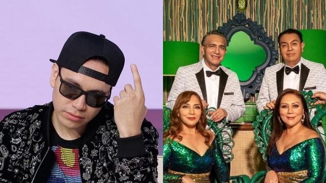 Raymix y Los Ángeles Azules.