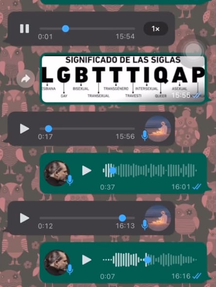 Conversación de abuelita con su nieta trans