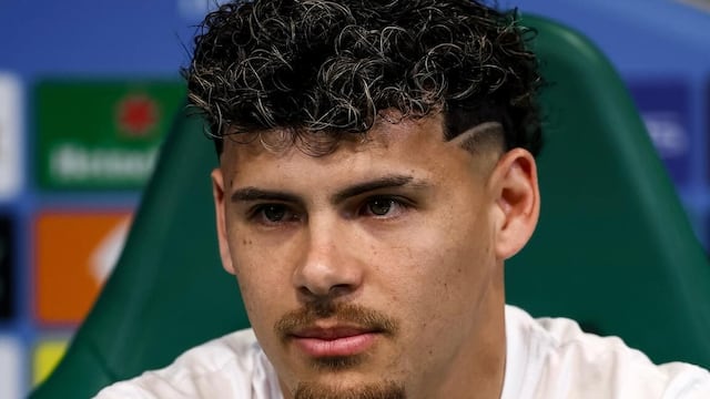 Maxi Araújo, jugador del Sporting CP y de la Selección de Uruguay.