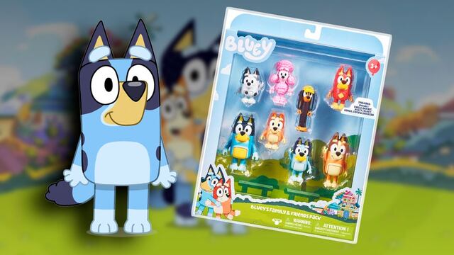 Set Bluey mini figuras ‘Family & Friends