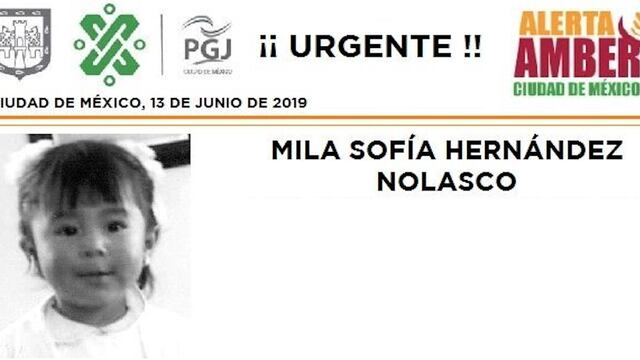 Mila Sofía Hernández Nolasco tiene un año de edad