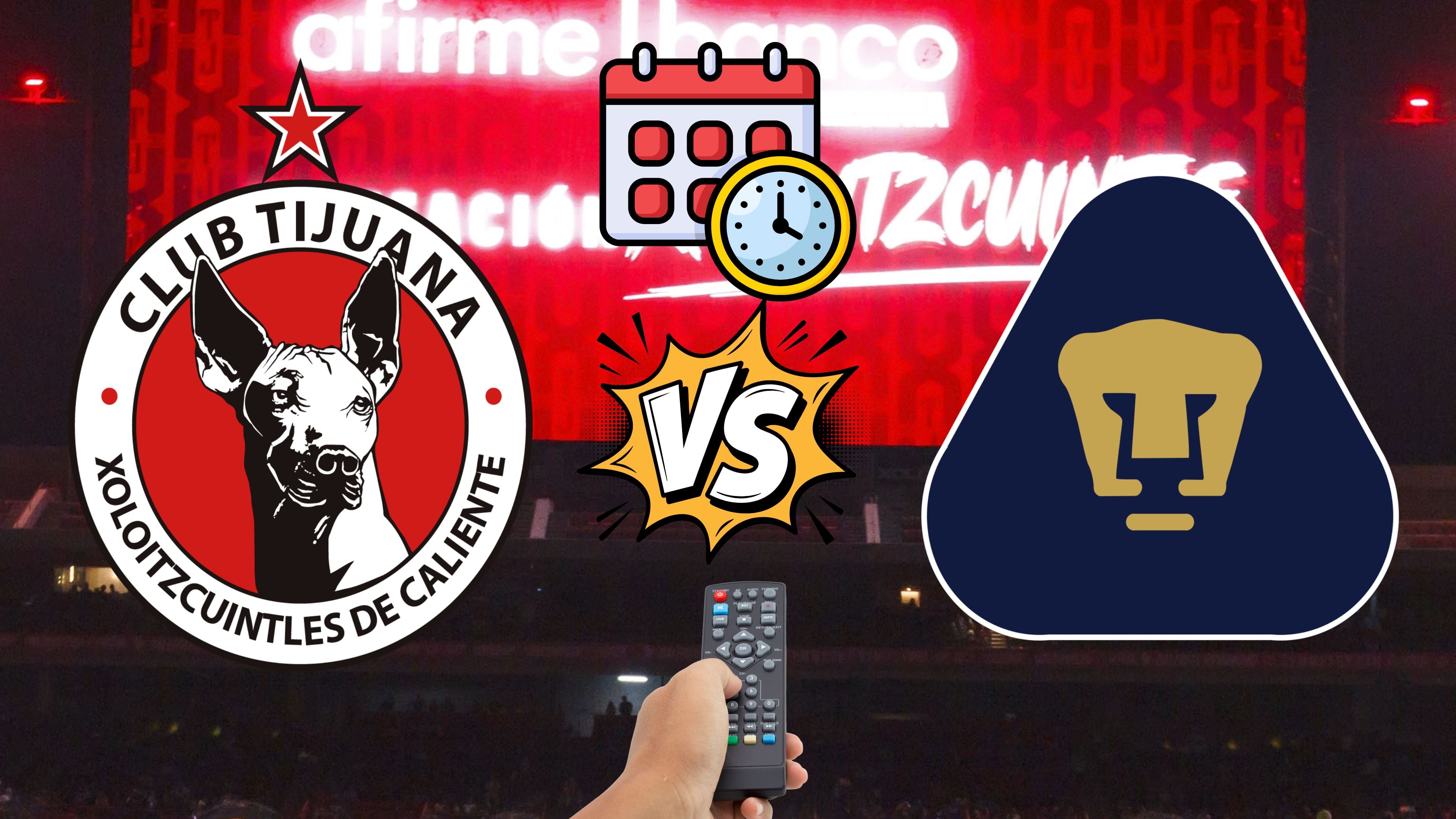 Tijuana vs Pumas: ¿Cuándo y dónde ver el partido de la Jornada 6 de la Liga MX?