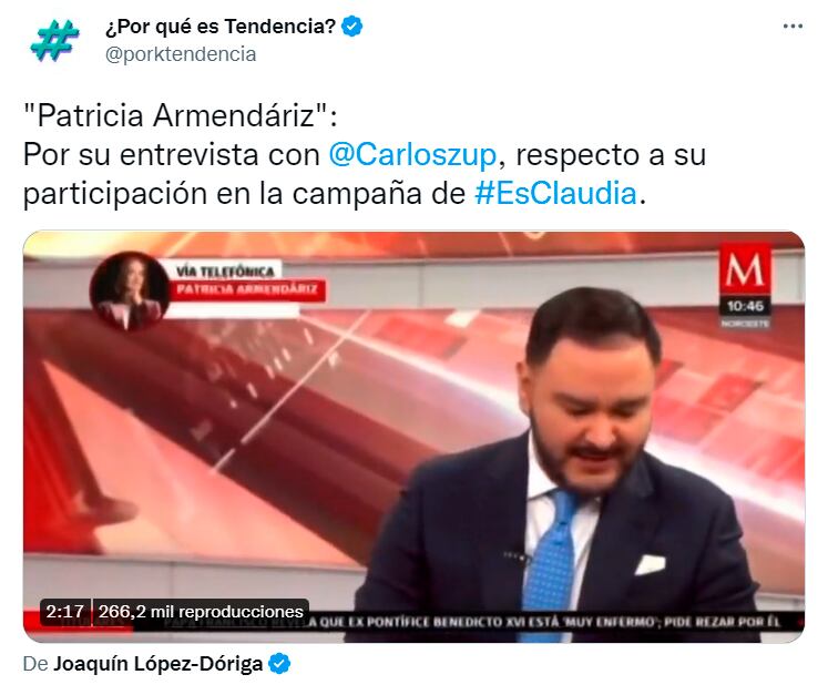 Duras críticas a Patricia Armendáriz por lanzarse en contra de periodista