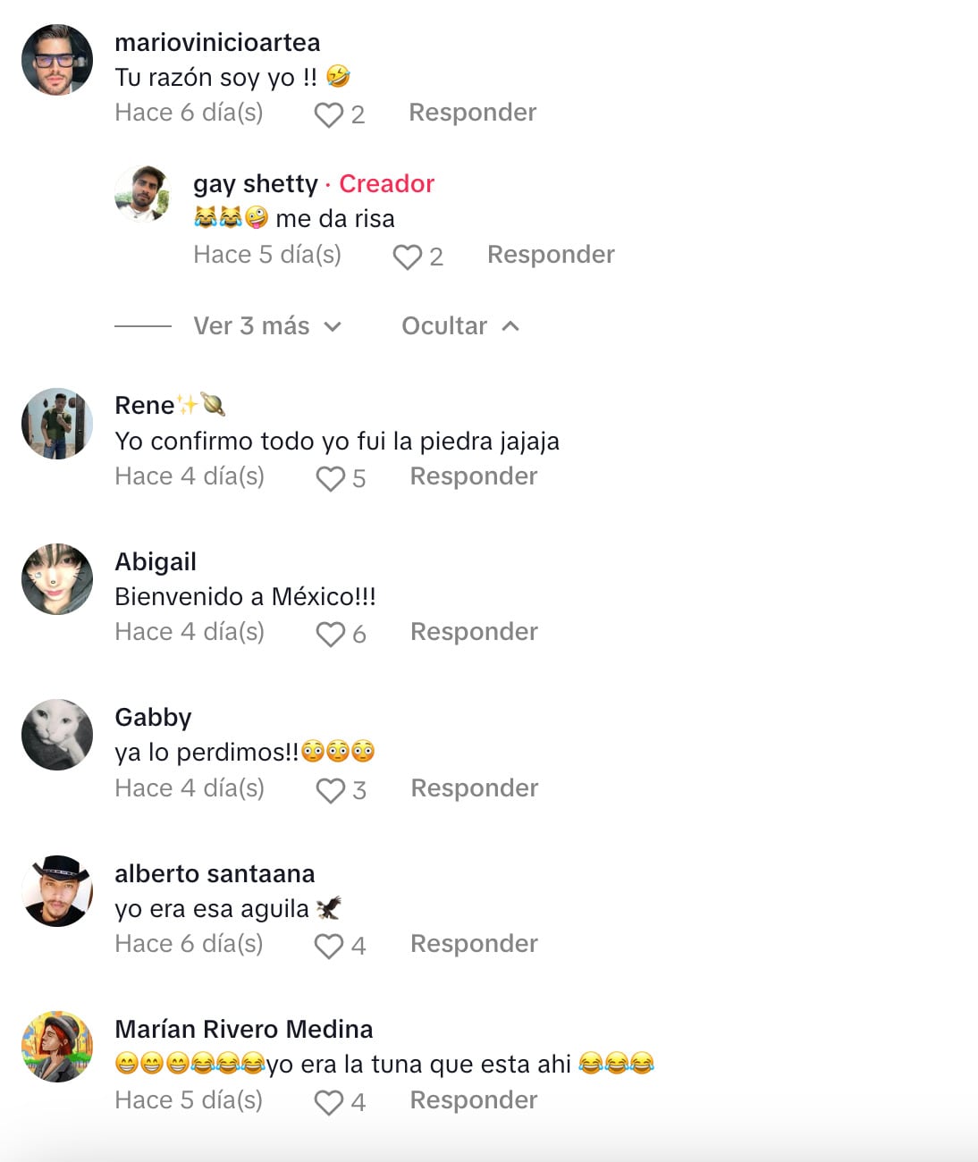 Comentarios de los usuarios al extranjero que dijo ser la serpiente de México
